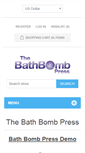 Mobile Screenshot of bathbombpress.com